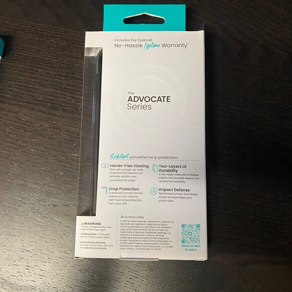 New Quikcell Moto g 5G ADVOCATE Dual-Layer Kickstand Case – OLIVE GREEN - Picture 3 of 3